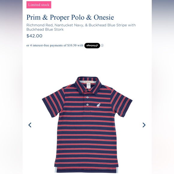 The Beaufort Bonnet Co. Kids Prim & Proper Polo. Size 2T (Boy). NWT! - Picture 7 of 7